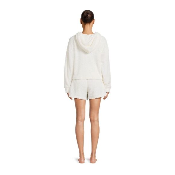 Oversize Sets Hoodie and Shorts 2 Piece Active Set Size XL (15-17) Winter White. - Picture 4 of 8
